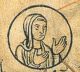 Hedwig of Saxony from the 13th century Chronica Sancti Pantaleonis